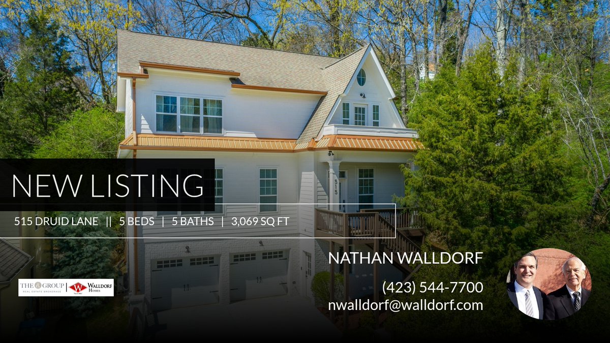 ChattaRealty's tweet photo. 📍 New Listing 📍 Take a look at this fantastic new property that just hit the market located at 515 Druid Lane in Chattanooga. Reach out here or at (423) 544-7700 for more information https://t.co/7C3wPW4cOu https://t.co/VNqr8xF2MR
