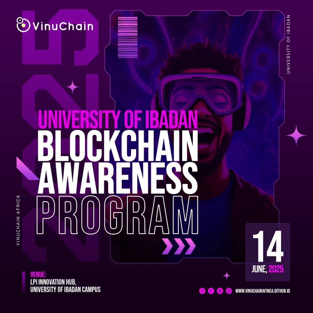 B_chainUI's tweet photo. Are You Ready to Explore the Future of Technology?

Join us at the University of Ibadan Blockchain Awareness Program, proudly hosted by VinuChain Africa!

Secure your spot now:
https://t.co/XRvbOxzdTZ https://t.co/iWGmIHL4J8