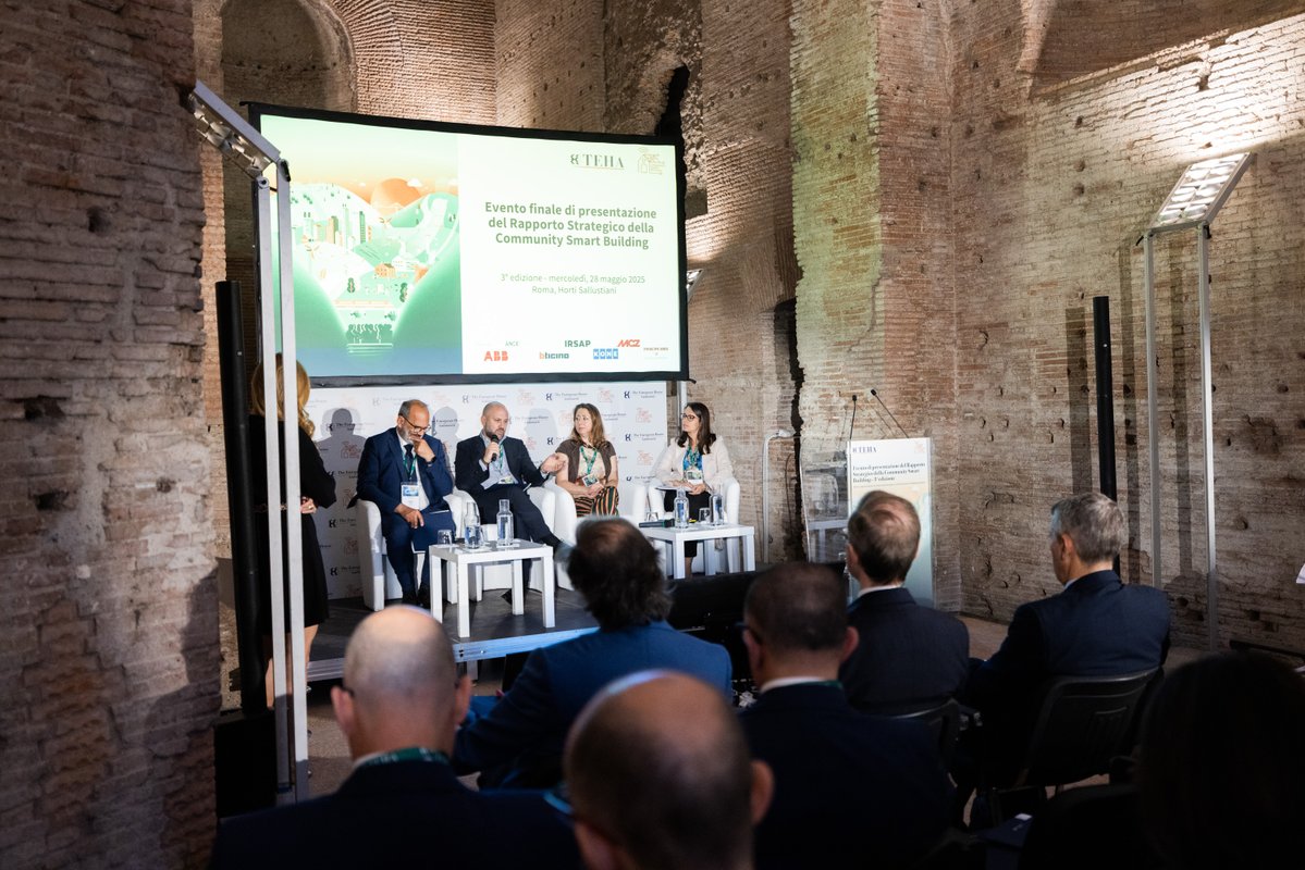 The European House - Ambrosetti (@ambrosetti_) on Twitter photo #CommunitySmartBuilding
Tavola rotonda: La consapevolezza dei cittadini e il ruolo della comunicazione per raccontare i benefici degli Smart Building all’opinione pubblica
Giulia Tomaselli #TEHA
<a href="/AgneseCecchini/">Agnese Cecchini</a> <a href="/canaleenergia/">canaleenergia</a>
Ilario Lisei <a href="/BTicino/">BTicino</a>
Alberto Boggian #IRSAP #CommunitySmartBuilding
Tavola rotonda: La consapevolezza dei cittadini e il ruolo della comunicazione per raccontare i benefici degli Smart Building all’opinione pubblica
Giulia Tomaselli #TEHA
<a href="/AgneseCecchini/">Agnese Cecchini</a> <a href="/canaleenergia/">canaleenergia</a>
Ilario Lisei <a href="/BTicino/">BTicino</a>
Alberto Boggian #IRSAP