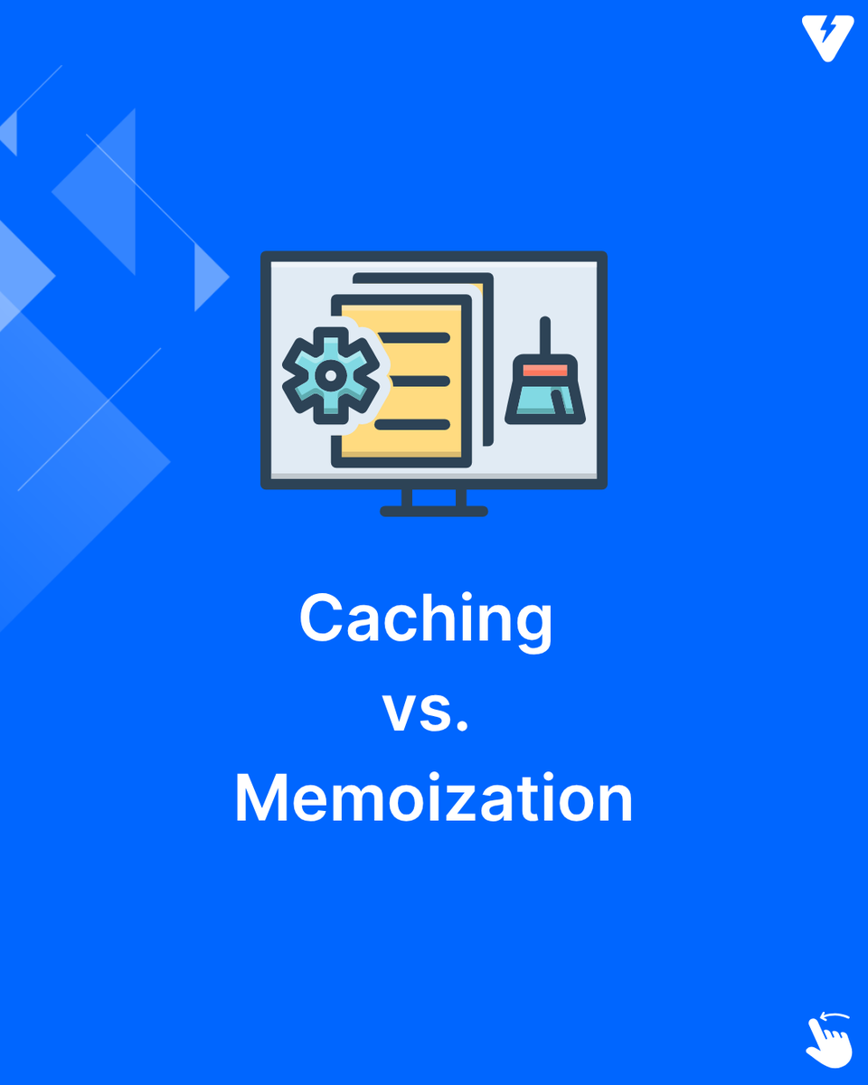 vegastack's tweet image. #Caching vs #Memoization: Understanding the Subtle Difference for Smarter Performance Optimization

A Thread 👇

1/7