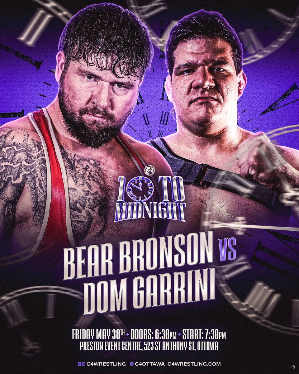 C*4 ๐ (@c4wrestling) on Twitter photo This Friday is going to be NUTS!
Get your tickets ASAP from <a href="/VertigoOttawa/">Vertigo Records</a>, <a href="/OddsSodsShoppe/">TheODDs&SODsShoppe</a>, or online at:
C410ToMidnight.eventbrite.ca This Friday is going to be NUTS!
Get your tickets ASAP from <a href="/VertigoOttawa/">Vertigo Records</a>, <a href="/OddsSodsShoppe/">TheODDs&SODsShoppe</a>, or online at:
C410ToMidnight.eventbrite.ca