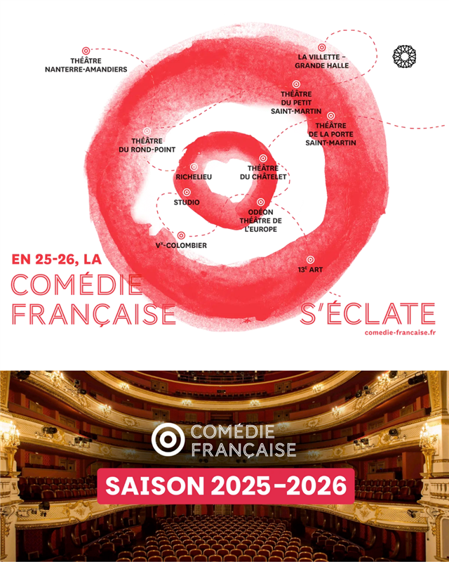Paris Paris (@parisparisfr) on Twitter photo La programmation 2025-2026 de la <a href="/ComedieFr/">Comédie-Française</a>, la dernière sous la direction d'Éric Ruf avant son départ en août, se déroulera en partie hors les murs en raison des travaux dans la salle Richelieu. Elle comprend quinze nouvelles productions et treize reprises, dont L’École de danse La programmation 2025-2026 de la <a href="/ComedieFr/">Comédie-Française</a>, la dernière sous la direction d'Éric Ruf avant son départ en août, se déroulera en partie hors les murs en raison des travaux dans la salle Richelieu. Elle comprend quinze nouvelles productions et treize reprises, dont L’École de danse