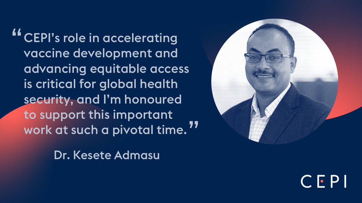 CEPI (@cepivaccines) on Twitter photo 📣 We are delighted to welcome <a href="/KeseteA/">Kesete Admasu</a> to our Board.
Dr Kesete is a former Minister of Health for Ethiopia and the current CEO of Big Win Philanthropy, with over twenty years of experience working across public health and philanthropic investment👉cepi.net/public-health-… 📣 We are delighted to welcome <a href="/KeseteA/">Kesete Admasu</a> to our Board.
Dr Kesete is a former Minister of Health for Ethiopia and the current CEO of Big Win Philanthropy, with over twenty years of experience working across public health and philanthropic investment👉cepi.net/public-health-…