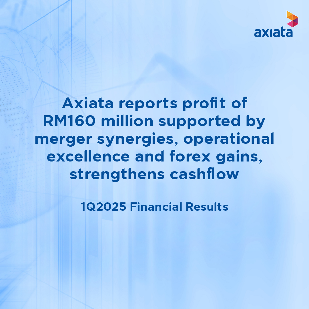Axiata (@axiata) on Twitter photo Through focused execution of the 5*5 Strategy, Axiata Group Berhad delivered a robust year-on-year increase in PATAMI for the first quarter of 2025 while making substantial progress towards its strategic long-term and medium-term portfolio ambitions. Learn more: Through focused execution of the 5*5 Strategy, Axiata Group Berhad delivered a robust year-on-year increase in PATAMI for the first quarter of 2025 while making substantial progress towards its strategic long-term and medium-term portfolio ambitions. Learn more:
