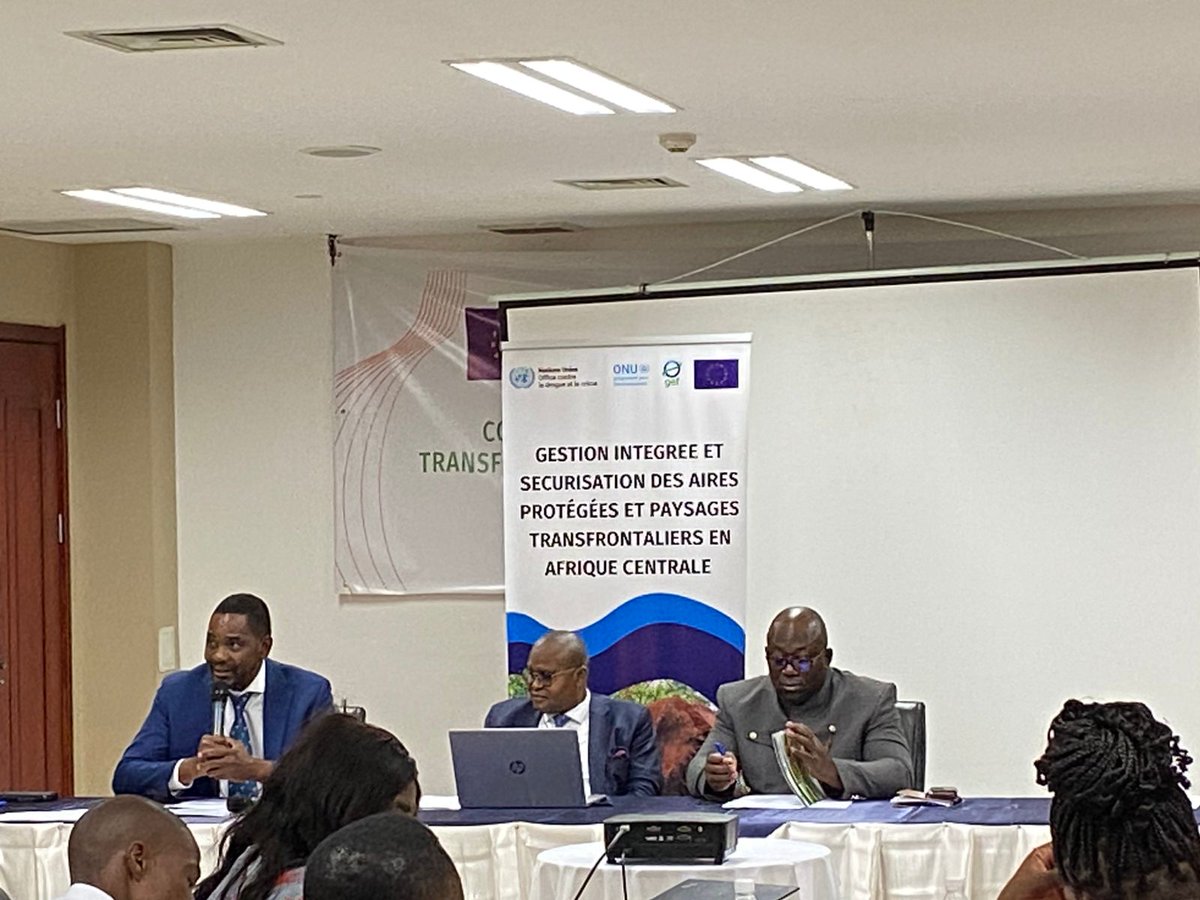 BasinCongo18051's tweet photo. #CBLI is thrilled being in #Brazzaville for the @UNODC Regional Conference, strengthening cooperation to combat #wildlifetrafficking &amp; protect the #Congobasin. Targeted actions are key to tackle the complex networks involved in wildlife crime. Let’s build a #sustainable future https://t.co/I3f81KLAg2