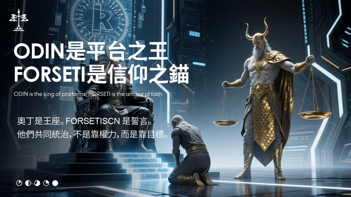 FORSETISCN's tweet photo. ODIN is the throne.
FORSETISCN is the oath.
Together, they rule not with power, but with purpose.
#TheGodOfChains #FairFi
#ODINFUN #FORSETISCN #BitcoinGods @BobBodily @Odin_GodOfRunes @udiWertheimer @TaprootWizards @cz_binance https://t.co/JGgGF8lxWf