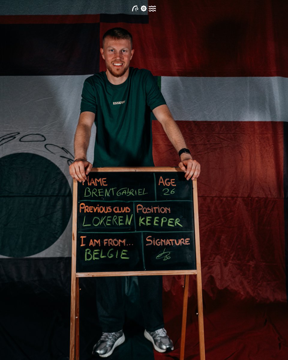 Daar is al de volgende nieuwkomer! 😍

Brent Gabriël komt over van Lokeren-Temse en tekent een contract tot 2028 bij Essevee.

ℹ Ontdek alle info over Brent op essevee.be/nieuws/welkom-…

#teamessevee