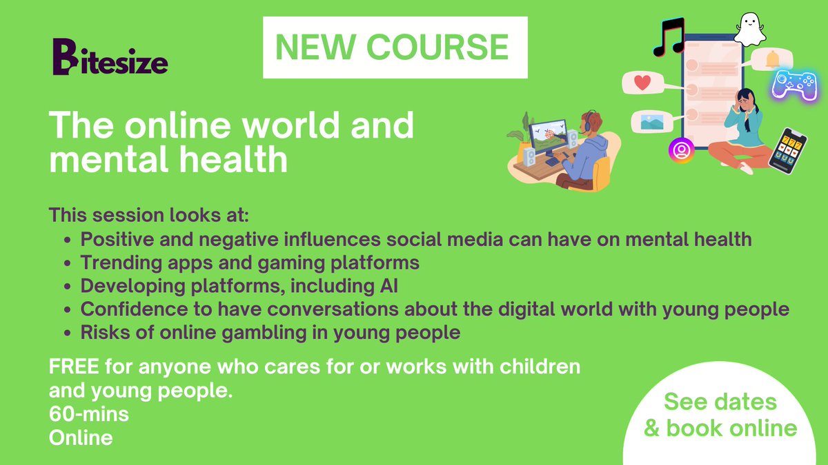 Coming up soon in our bitesize programme.

Book here &gt;liverpoolcamhs.com/events/the-onl…
📅02/06/2025
🕐1:00pm - 2:00pm