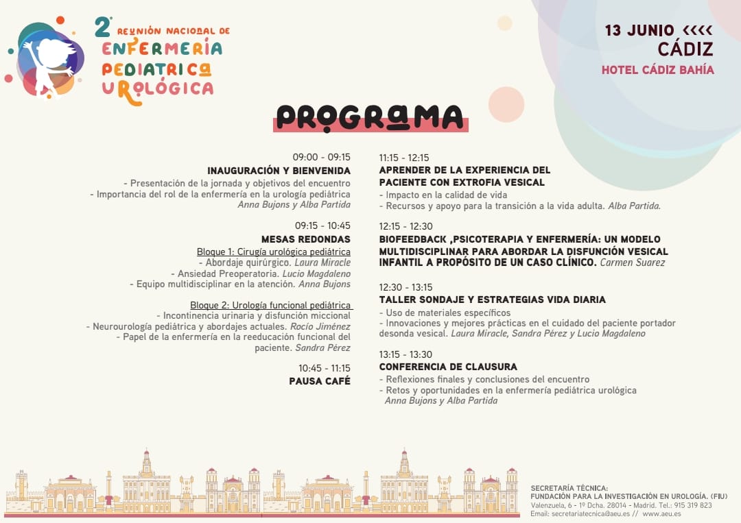 Fundació Puigvert Barcelona (@fpuigvert) on Twitter photo Y también estará la 2ª Reunión de Enfermería Pediátrica Urológica, organizado por expertas de la Fundació #Puigvert:
Dra. <a href="/BujonsTur/">AnnaBujonsTur</a>, Jefa de la Unidad de #UroPED
y
Alba Partida, Supervisora de Enfermería en la Unidad de Hospitalización.
Inscríbete: rnepu2025.aeu.es Y también estará la 2ª Reunión de Enfermería Pediátrica Urológica, organizado por expertas de la Fundació #Puigvert:
Dra. <a href="/BujonsTur/">AnnaBujonsTur</a>, Jefa de la Unidad de #UroPED
y
Alba Partida, Supervisora de Enfermería en la Unidad de Hospitalización.
Inscríbete: rnepu2025.aeu.es