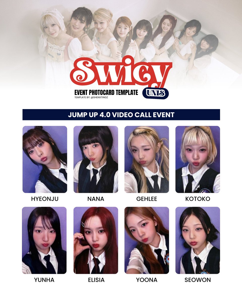 UNIS SWICY JUMPUP Showcase サイン ナナ エリシア UNIS SWICY JUMPUP Showcase サイン ナナ エリシア Tokyo 7th