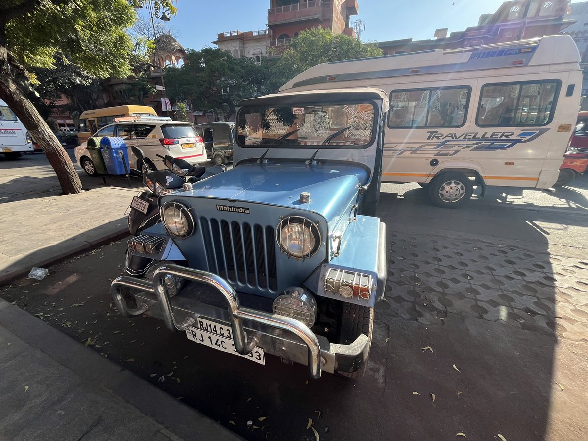 MrsEastEndJoe's tweet photo. I still can’t believe @EastEndJoe is seriously considering importing a Jeep like this one from India. 🤦‍♀️ https://t.co/B6WMxUK4jQ