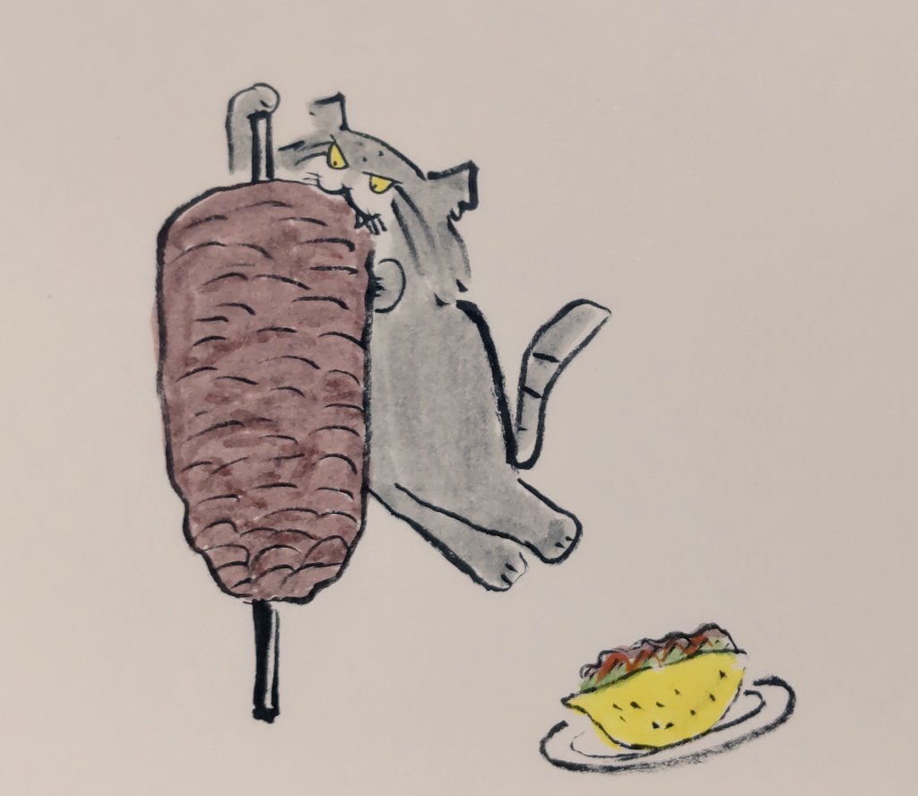 jissunboshi96's tweet photo. ケバブを食らうマヌルネコ https://t.co/iWz6W9jIe9