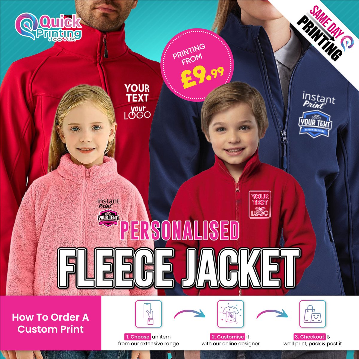 PrintingQuick's tweet image. Shop cozy fleece jackets in styles like animal print, quilted, and zip hoodies for the whole family.

Baby girl to men's fleece, we've got you covered.

Order now:
🌐 quick-printing.co.uk/create_product…
📞 078 2515 4474
📷 info@quickprinting.co.uk

#FleeceJacket #PrintedJacket #FleeceHoodie