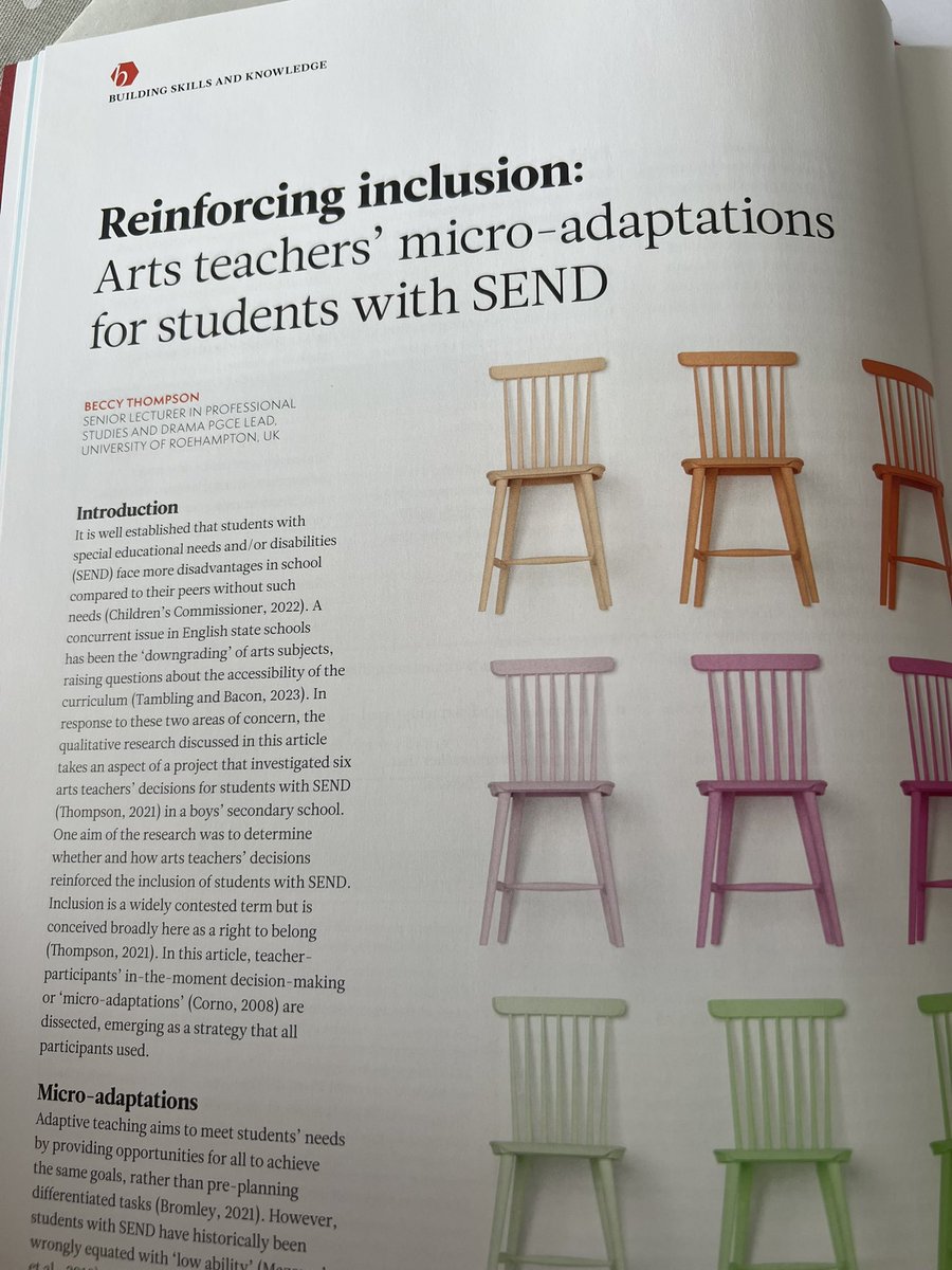 Some brilliant articles in the Imapact magazine this month <a href="/CharteredColl/">Chartered College of Teaching</a> on adaptive teaching and the micro-adaptations for students with SEND. Scaffold skill-based tasks and many more. Give it a read! #AHT #TandL #adaptivepractice