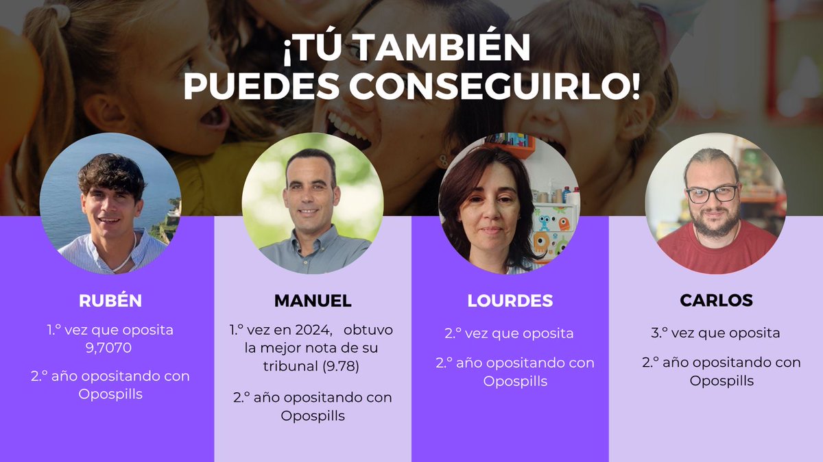 DE OPOSITOR A OPOSITOR by <a href="/opospills/">OposPills (#UnaPlazaEsMía💪)</a> 

Reserva tu plaza y no te lo pierdas ➡️  zo9vetg7qed.typeform.com/to/JHNimFYi#me… 

Que no te lo cuenten, HAZ TU SUEÑO, REALIDAD 💫💙💜💛