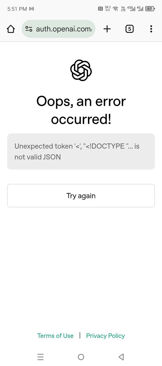 voidfe's tweet image. ada yang chatgpt nya error atau down gini kah? #zonauang