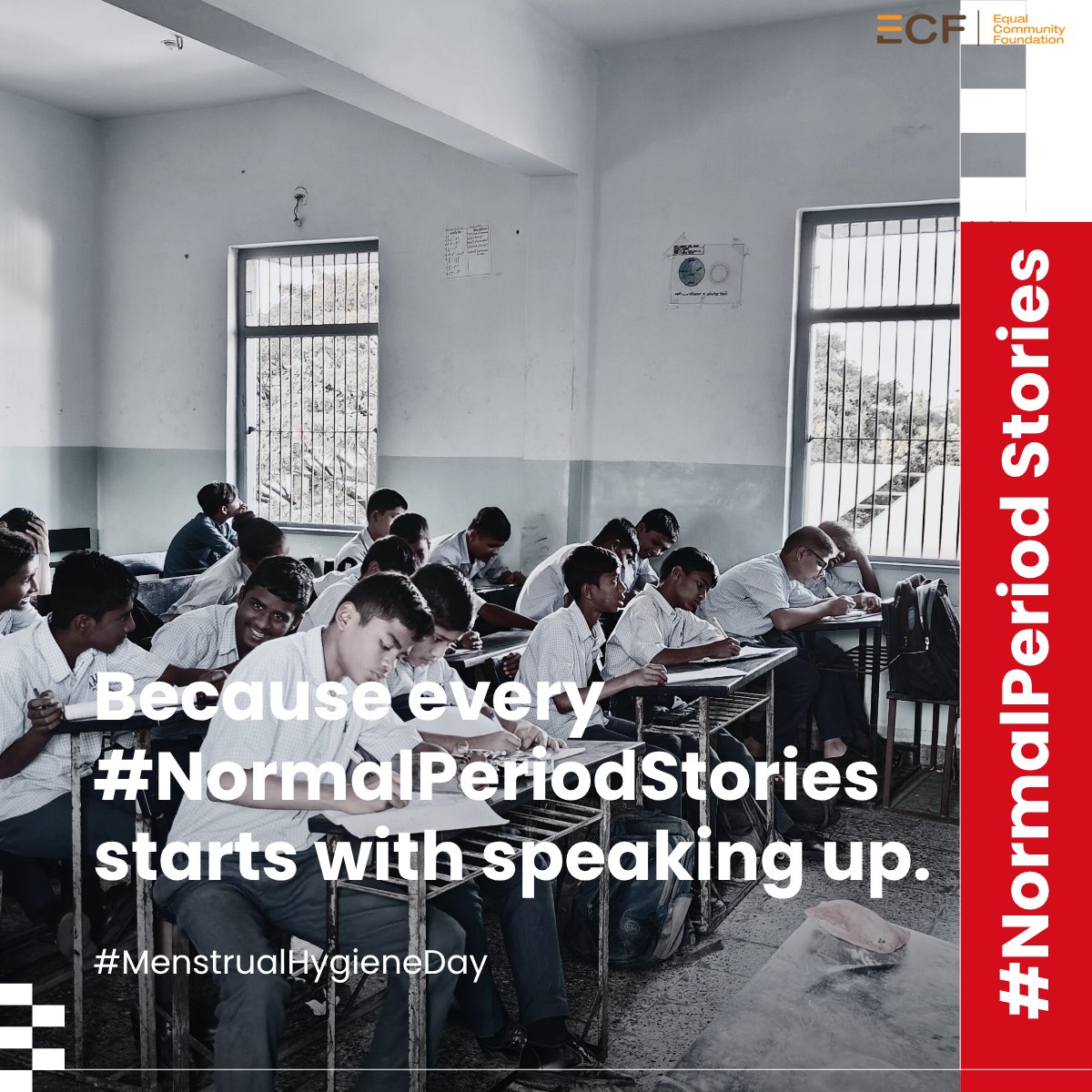 Menstrual Hygiene Day | Engaging Boys from the Ground
Menstruation is natural. So is conversation.

Let’s normalise conversations on menstruation together.  #NormalPeriodStories #MenstrualHygieneDay #PeriodFriendlyWorld #GenderEquality #BreakTheStigma