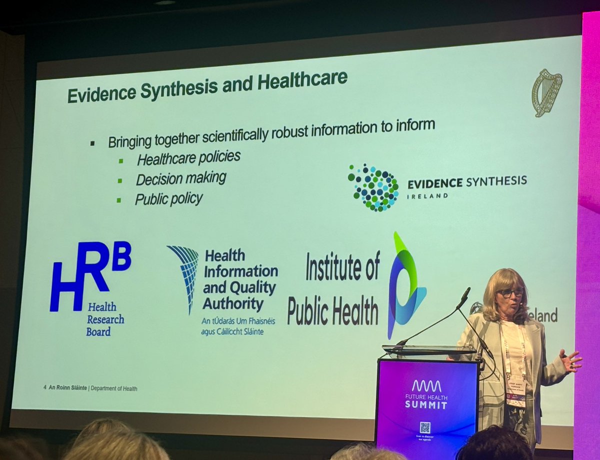 St Vincent's University Hospital (SVUH) (@svuh) on Twitter photo When Science meets policy — policy grounded in evidence to build a stronger, more responsive health system
At #FHSummit25, <a href="/profmaryhorgan/">Mary Horgan</a>, CMO <a href="/roinnslainte/">Department of Health</a> outlines Ireland’s Life Sciences Strategy — from clinical trials to genomics, shaping policy where it matters most. When Science meets policy — policy grounded in evidence to build a stronger, more responsive health system
At #FHSummit25, <a href="/profmaryhorgan/">Mary Horgan</a>, CMO <a href="/roinnslainte/">Department of Health</a> outlines Ireland’s Life Sciences Strategy — from clinical trials to genomics, shaping policy where it matters most.