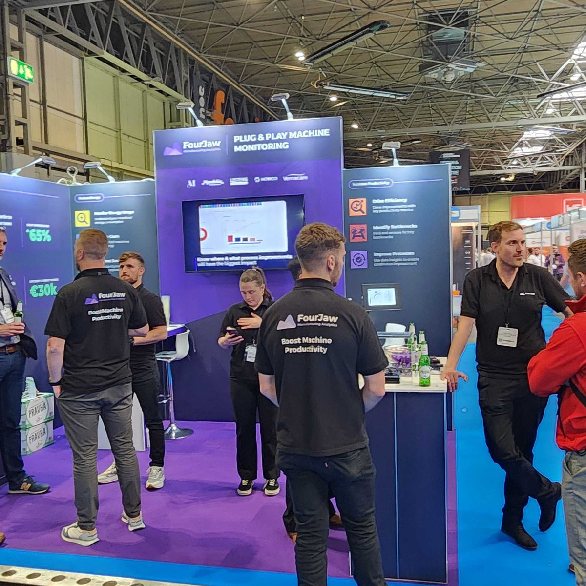 We’re heading to @smartmweek next week and looking forward to proper conversations about what’s really happening in UK manufacturing!  
Come find us to see how FourJaw makes machine monitoring simple  

📍You’ll find us at Stand 5/C102 
📷 4–5 June | NEC Birmingham