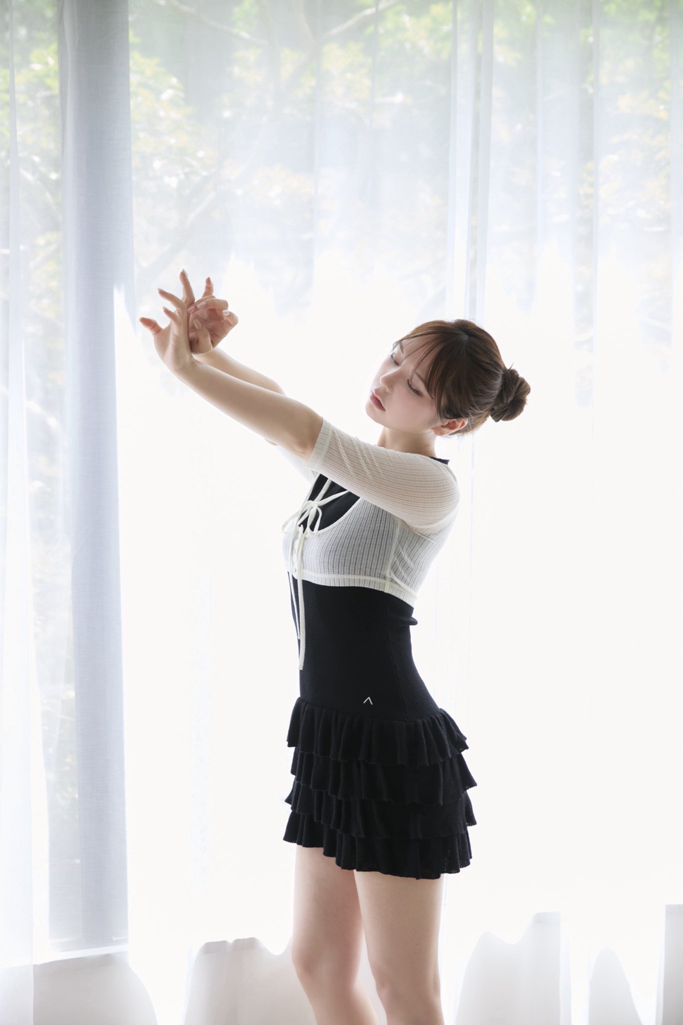 世*生様 andmary sophia frill set dress beig ANDMARY Sophia frill set dress（Women Dresses & Jumpers