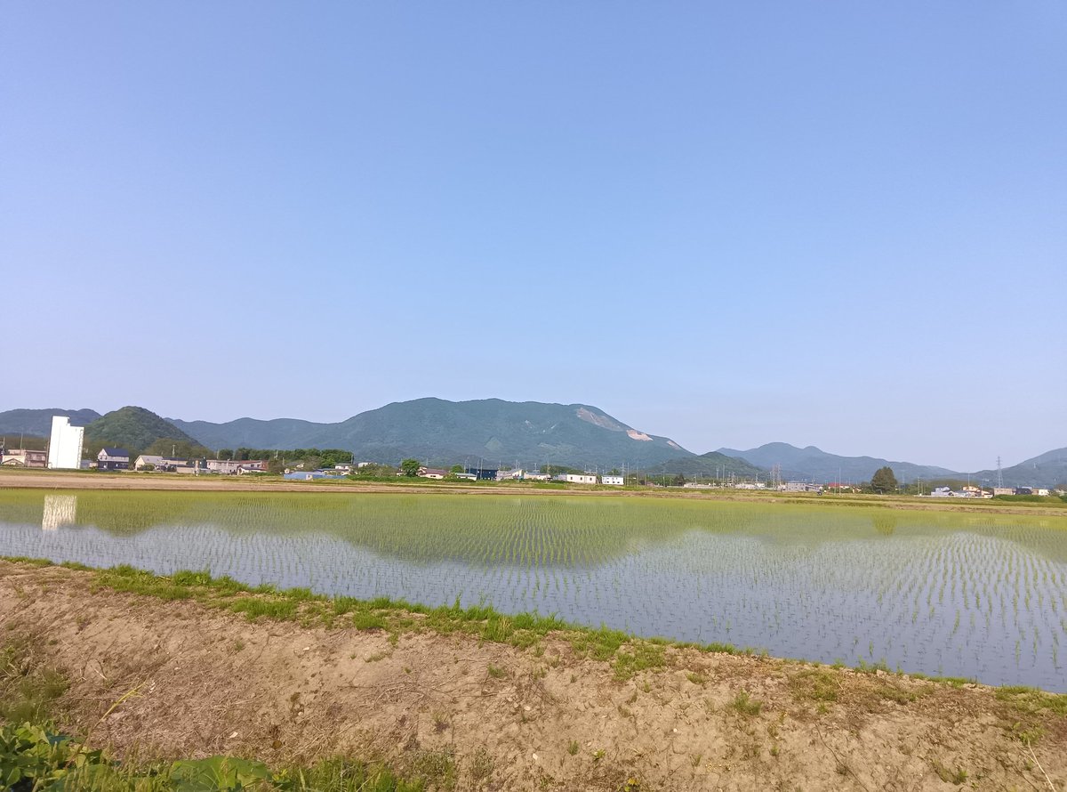 おそらく誰もあげないであろう逆さ東岳。