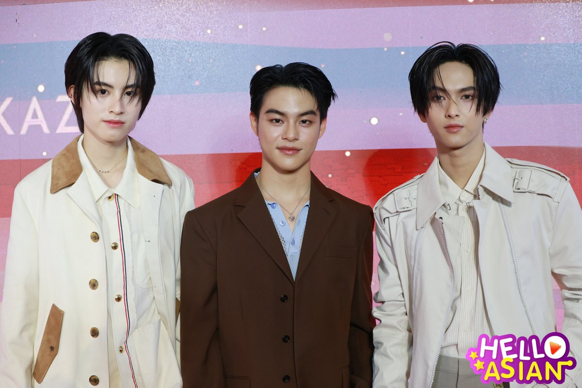 Hello_asian's tweet photo. "เอเอ-มาร์ค-คอปเปอร์" ร่วมเดินพรมในงาน KAZZ AWARDS 2025

#KAZZAWARDS2025xBUS 
#KAZZAWARDS2025
#KAZZMAGAZINE 
#BUSbecauseofyouishine
#MARCKRIS #COPPERdechawat #AAashirakorn https://t.co/pybr9kJSzh