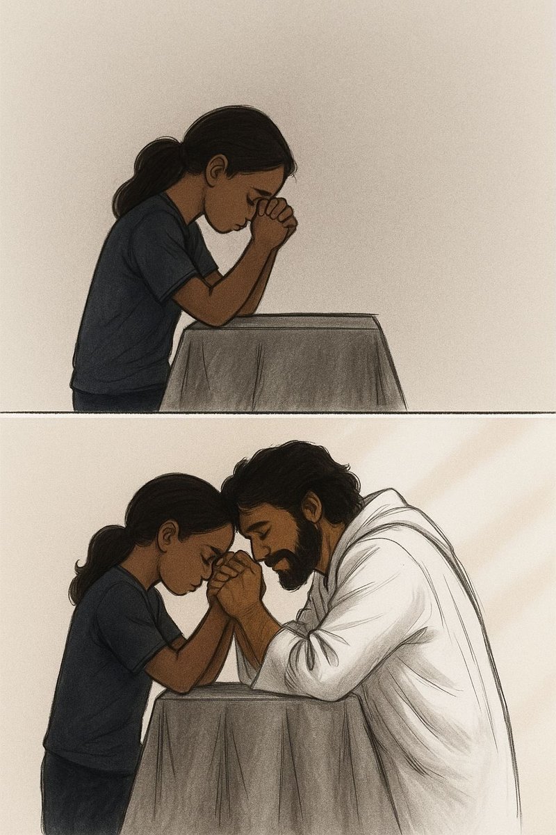 Aunque no lo podamos sentir o ver, Cristo siempre está presente.✨❤️