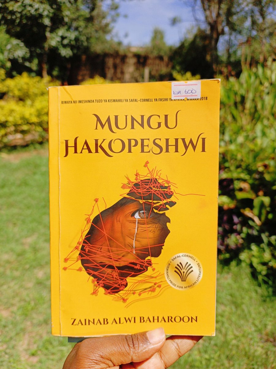 Verah Omwocha (@verahomwocha) on Twitter photo “Ndoa ni sawa na kutia mkono gizani, hujui utashika nini.”
Riwaya -Mungu Hakopeshwi ya Zainab Alwi <a href="/MkukiNaNyota/">Mkuki na Nyota</a>
Book review 👇
veraomwocha.wordpress.com/2025/05/28/boo… “Ndoa ni sawa na kutia mkono gizani, hujui utashika nini.”
Riwaya -Mungu Hakopeshwi ya Zainab Alwi <a href="/MkukiNaNyota/">Mkuki na Nyota</a>
Book review 👇
veraomwocha.wordpress.com/2025/05/28/boo…