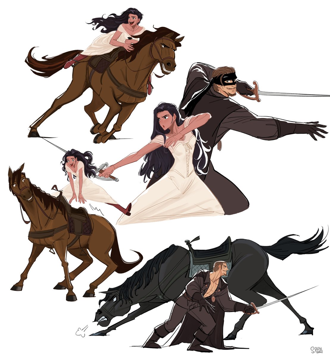 Legend of Zorro - Zorro _Elena_tornado character Sheet.