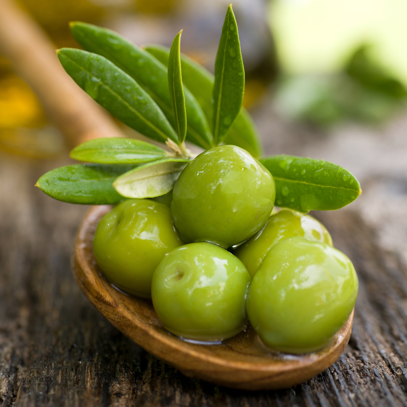It's easy to forget that olives are a fermented food, but that also means they're rich in gut-friendly bacteria.  

A clinical study showed that eating 12 green olives a day for 30-days reduced oxidative stress, inflammation, promoted weight loss &amp; improved digestive health.