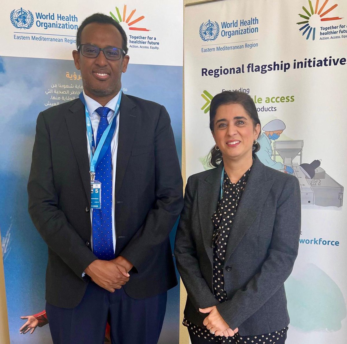 HananBalkhyحنان بلخي (@hananbalkhy) on Twitter photo It was a pleasure to meet with our colleague, Dr. Jamal Ahmed <a href="/jGuudle/">Jamal Ahmed Guudle</a>, Director of Polio Eradication in <a href="/WHO/">World Health Organization (WHO)</a>, on the sideline of #WHA78. We discussed the current challenges in Afghanistan and Pakistan, the last remaining strongholds of wild poliovirus in <a href="/WHOEMRO/">WHO Regional Office for the Eastern Mediterranean</a> Region, and the It was a pleasure to meet with our colleague, Dr. Jamal Ahmed <a href="/jGuudle/">Jamal Ahmed Guudle</a>, Director of Polio Eradication in <a href="/WHO/">World Health Organization (WHO)</a>, on the sideline of #WHA78. We discussed the current challenges in Afghanistan and Pakistan, the last remaining strongholds of wild poliovirus in <a href="/WHOEMRO/">WHO Regional Office for the Eastern Mediterranean</a> Region, and the