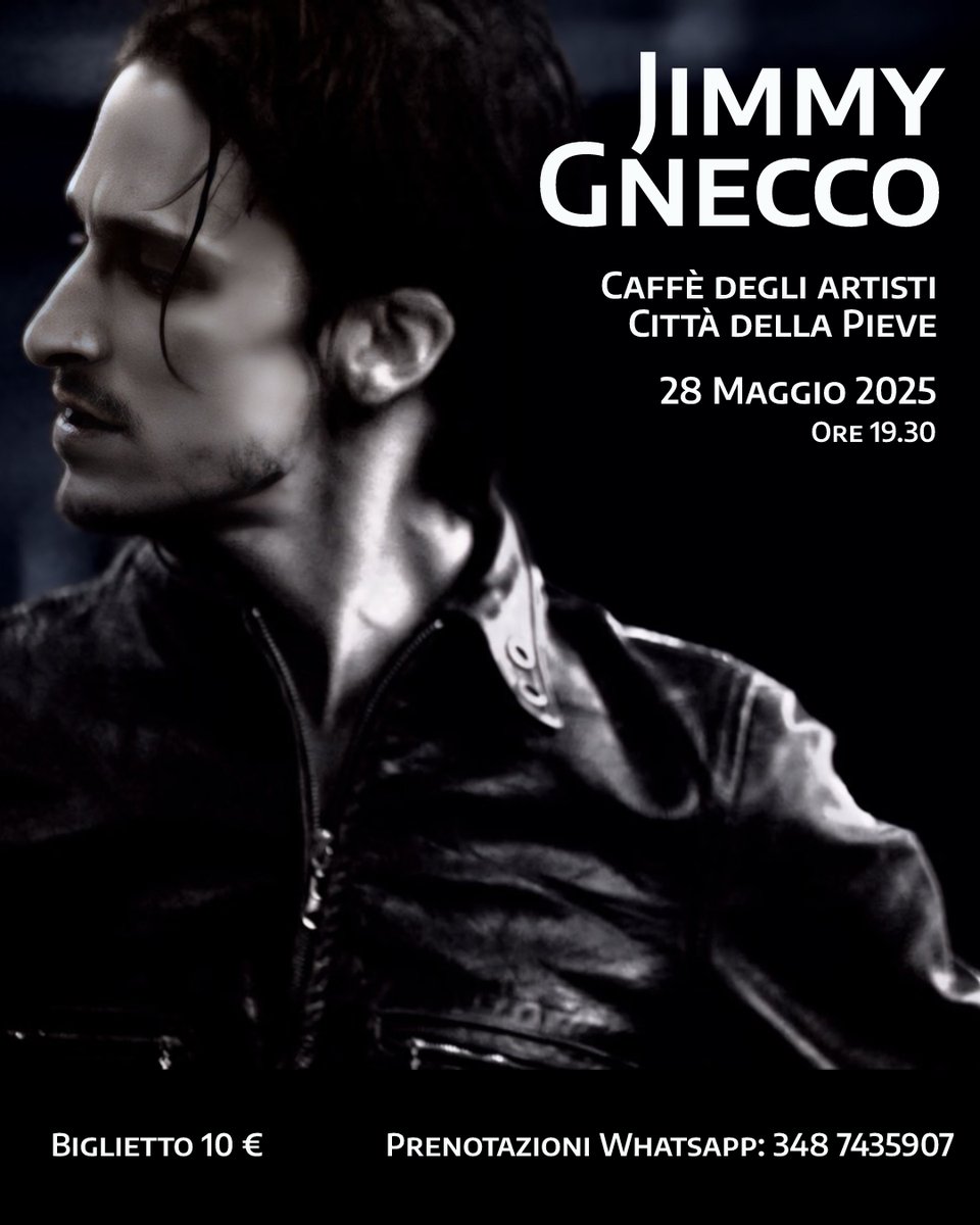 Jimmy Gnecco (@jimmygnecconews) on Twitter photo Jimmy Gnecco (of Ours) Acoustic Performance in Citta della Pieve, Italy at Caffe degli Artisti May 28th.
Show 8pm. ALL AGES. Email torriserena72@gmail.com to reserve advance seats. Jimmy Gnecco (of Ours) Acoustic Performance in Citta della Pieve, Italy at Caffe degli Artisti May 28th.
Show 8pm. ALL AGES. Email torriserena72@gmail.com to reserve advance seats.