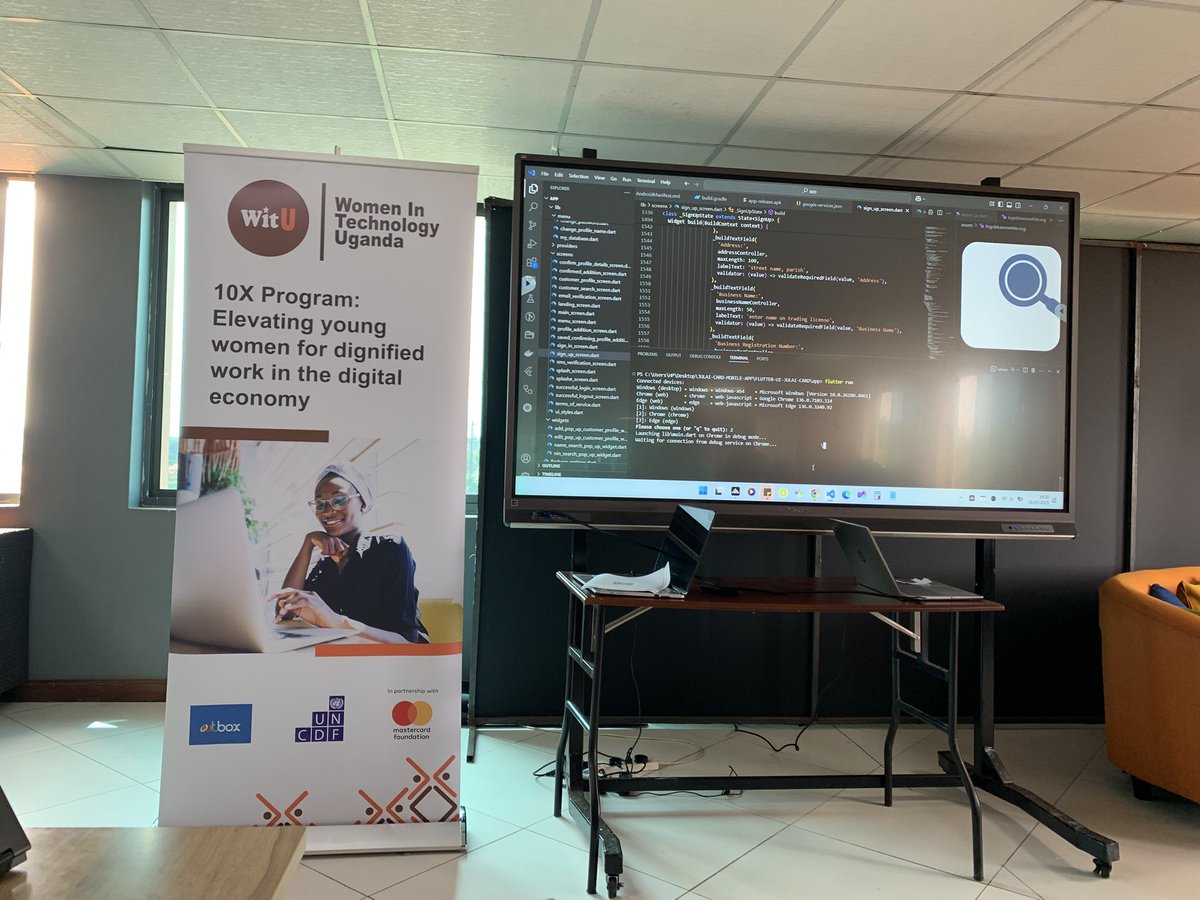 CraneCloud_io's tweet photo. The afternoon session for the WITI Cohort 3 Final project presentations is in progress. More amazing projects, more innovation, and more experimentation . Very inspiring seeing ladies conquer the tech world!!!🦾
@Witi_Uganda @wituganda @CraneCloud_io https://t.co/TRIHM0Hx8C