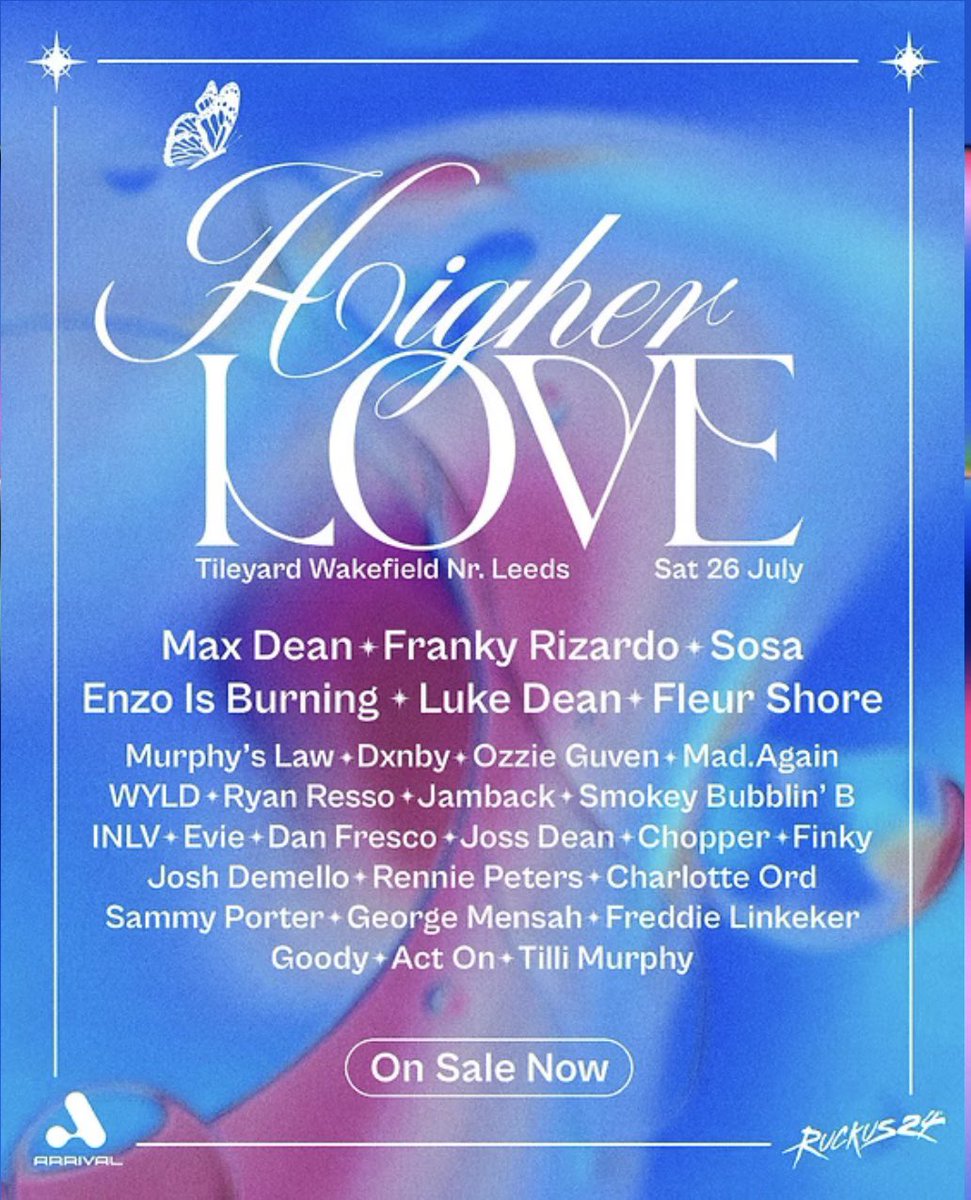 #justlaunched First #higherlove UK festival ➡️ Saturday July 26 at <a href="/TileyardNorth/">Tileyard North</a> . Grab your tickets: landing.liveit.io/higher-love-fe… #ukfestival #MusicFestivals #tickets #festivaltickets #festival