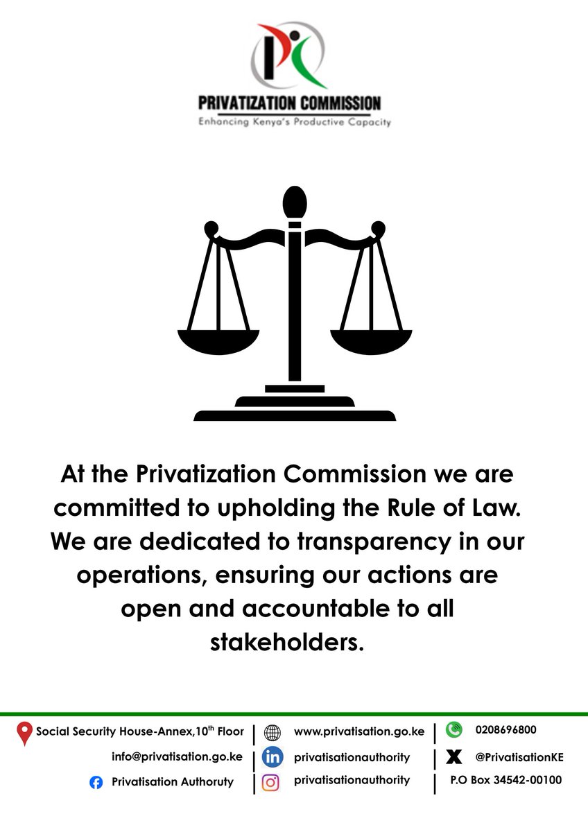 Privatization Commission (@privatisationke) on Twitter photo 