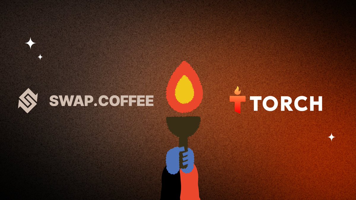 ☕️ swap.coffee x 🔥Torch Integration

We’re thrilled to announce that <a href="/swap_coffee_ton/">swap.coffee</a> has integrated Torch — the leading stable swap DEX on <a href="/ton_blockchain/">TON 💎</a>, purpose-built for low-slippage stablecoin trading, driving PayFi narrative.

🌟Torch is now live as a
