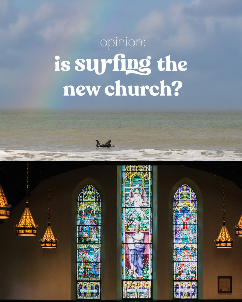 Celestial moments at sea...Check out our latest Opinion post on Premium, "Is surfing the new church?" tinyurl.com/4p8se5na