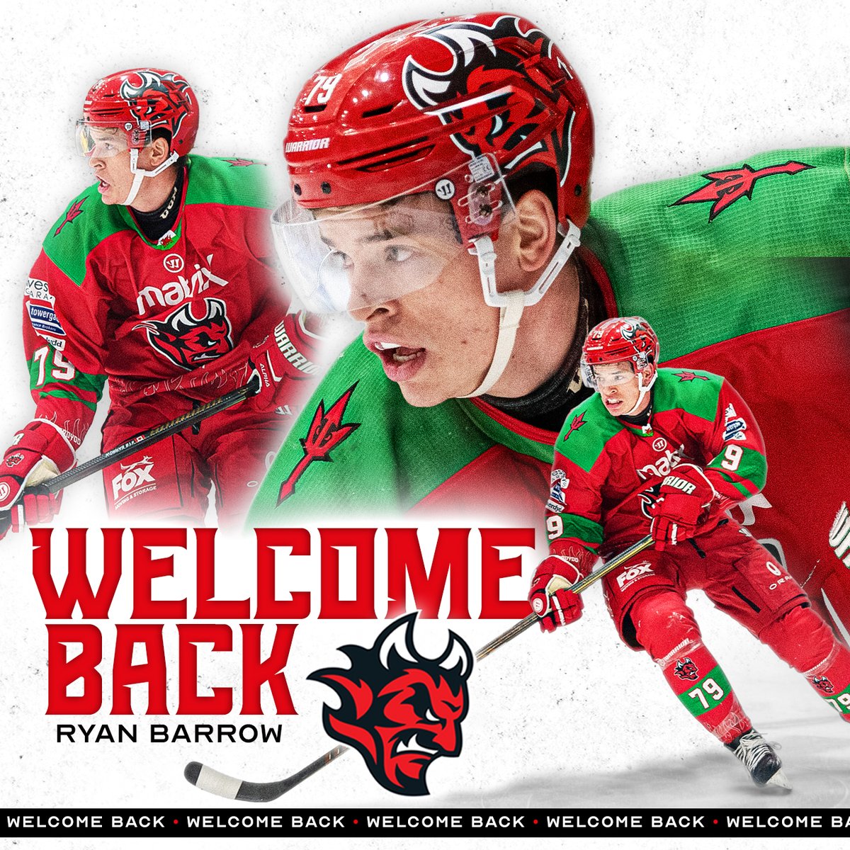 📣 𝗣𝗟𝗔𝗬𝗘𝗥 𝗦𝗜𝗚𝗡𝗜𝗡𝗚 𝗡𝗘𝗪𝗦 📣

 #79 Ryan Barrow re-signs for the 25/26 season 

📰  bit.ly/44S55CF