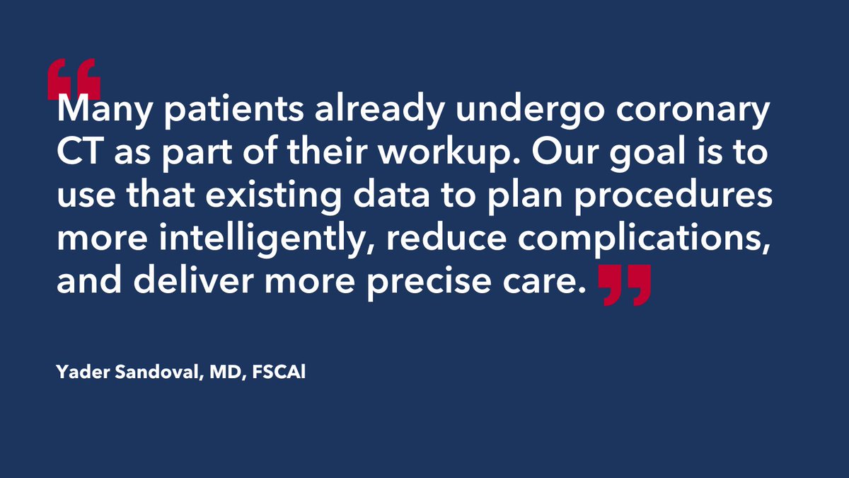 SCAI (@scai) on Twitter photo A new frontier for imaging is emerging—how to apply #CCTA to improve #PCI outcomes, with reduced procedure time and radiation exposure. Read the new expert opinion from leaders in cardiac imaging and #InterventionalCardiology➡️ doi.org/10.1016/j.jsca…
<a href="/Heart_SCCT/">Heart_SCCT</a> <a href="/yadersandoval/">Yader Sandoval</a> A new frontier for imaging is emerging—how to apply #CCTA to improve #PCI outcomes, with reduced procedure time and radiation exposure. Read the new expert opinion from leaders in cardiac imaging and #InterventionalCardiology➡️ doi.org/10.1016/j.jsca…
<a href="/Heart_SCCT/">Heart_SCCT</a> <a href="/yadersandoval/">Yader Sandoval</a>