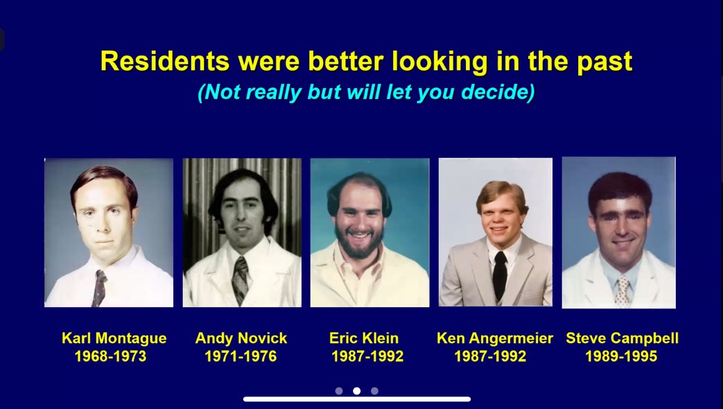 Zeyad Schwen MD (@zschwen) on Twitter photo Lucky to have a Past, Present, and Future overview of urology residency by legend <a href="/SCampbellMDPhD/">Steve Campbell, MD, PhD</a>.
Some great stories and photos but this one is probably the best.
<a href="/EricKleinMD/">Eric Klein</a> <a href="/CleClinicUro/">Cleveland Clinic Urology</a> <a href="/ClevelandClinic/">Cleveland Clinic</a> <a href="/drjkaouk/">Dr. J. Kaouk</a> Lucky to have a Past, Present, and Future overview of urology residency by legend <a href="/SCampbellMDPhD/">Steve Campbell, MD, PhD</a>.
Some great stories and photos but this one is probably the best.
<a href="/EricKleinMD/">Eric Klein</a> <a href="/CleClinicUro/">Cleveland Clinic Urology</a> <a href="/ClevelandClinic/">Cleveland Clinic</a> <a href="/drjkaouk/">Dr. J. Kaouk</a>