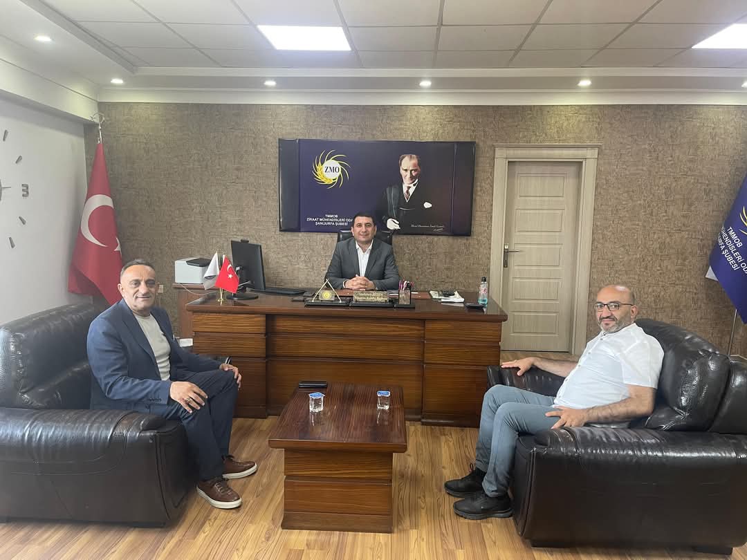 Ziraat Mühendisleri Odası Şanlıurfa Şubemizi Şanlıurfa Tarım Kredi Yem Müdürü Serdar TUNCER ve Arge Kalite Kontrol Müdürü Oğuzhan KARATAŞ ziyarette bulundular.  Nazik ziyaretleri için teşekkür ederiz.