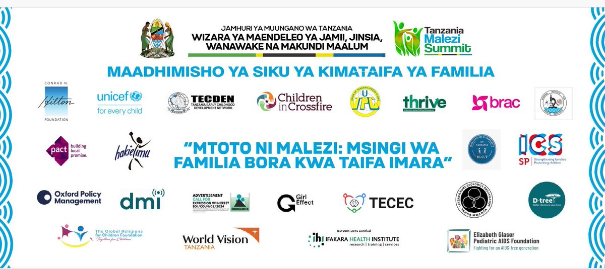 Tanzania ECD Network (@ecdnetwork) on Twitter photo We continue to champion multi-sectoral collaboration for impactful change in #ECD. 🤝 At the Tanzania Malezi Summit 2025, we united through showcases, presentations & dialogue to call for more investment in ECD. <a href="/hiltonfound/">Hilton Foundation</a> <a href="/UNICEFTanzania/">UNICEF Tanzania</a>
#Malezi2025 #InvestInECD #ECDTanzania We continue to champion multi-sectoral collaboration for impactful change in #ECD. 🤝 At the Tanzania Malezi Summit 2025, we united through showcases, presentations & dialogue to call for more investment in ECD. <a href="/hiltonfound/">Hilton Foundation</a> <a href="/UNICEFTanzania/">UNICEF Tanzania</a>
#Malezi2025 #InvestInECD #ECDTanzania