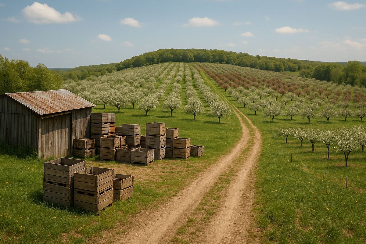 🍒 In the heart of Manistee County, the Jebavy-Sorenson Orchard once thrived with apples, cherries, and memories. My uncle managed it for years—and I still remember the lugs of fruit we brought home. Read the story: buff.ly/bb4O7vo  🍒