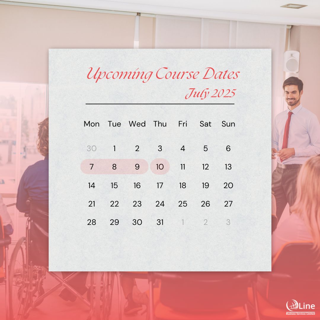 📅 Upcoming IOSH Course Dates – July 2025

Get ahead with essential health &amp; safety training this summer at Line Business Services:
✅ IOSH Managing Safely | 7th – 9th July 2025
✅ IOSH Managing Safely 1-Day Refresher | 10th July 2025

📞 Call our team today: 0117 986 2194

#IOSH