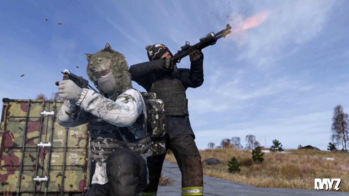 📢Survivors,
Join us for a livestream in 15 minutes!
It's our last chance to find the R12 Shotgun on Exp.
Watch us on Twitch and YouTube 👇
twitch.tv/dayz + youtube.com/@DayZDevTeam