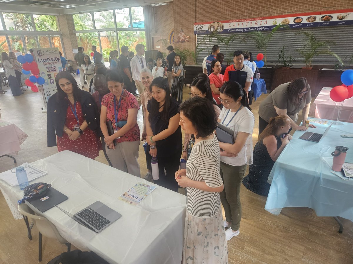 Zach Post (@zpostedu) on Twitter photo This week, we held our annual Creativity Showcase. It was inspiring to see the creative and tech-infused learning experiences that our teachers created for our students
<a href="/aishongkong/">American International School</a>
<a href="/asimpsonEDU/">Anita Simpson</a>
<a href="/DoctorBaumA/">Aaron N. Baumgartner</a>
<a href="/Meg_Rob22/">Meghan Robertson</a>
<a href="/hsp_andy/">AndyHSP</a>
<a href="/mkaurais/">Mandy Kaur</a>
#RedBrick125
#AISShareTheLove This week, we held our annual Creativity Showcase. It was inspiring to see the creative and tech-infused learning experiences that our teachers created for our students
<a href="/aishongkong/">American International School</a>
<a href="/asimpsonEDU/">Anita Simpson</a>
<a href="/DoctorBaumA/">Aaron N. Baumgartner</a>
<a href="/Meg_Rob22/">Meghan Robertson</a>
<a href="/hsp_andy/">AndyHSP</a>
<a href="/mkaurais/">Mandy Kaur</a>
#RedBrick125
#AISShareTheLove