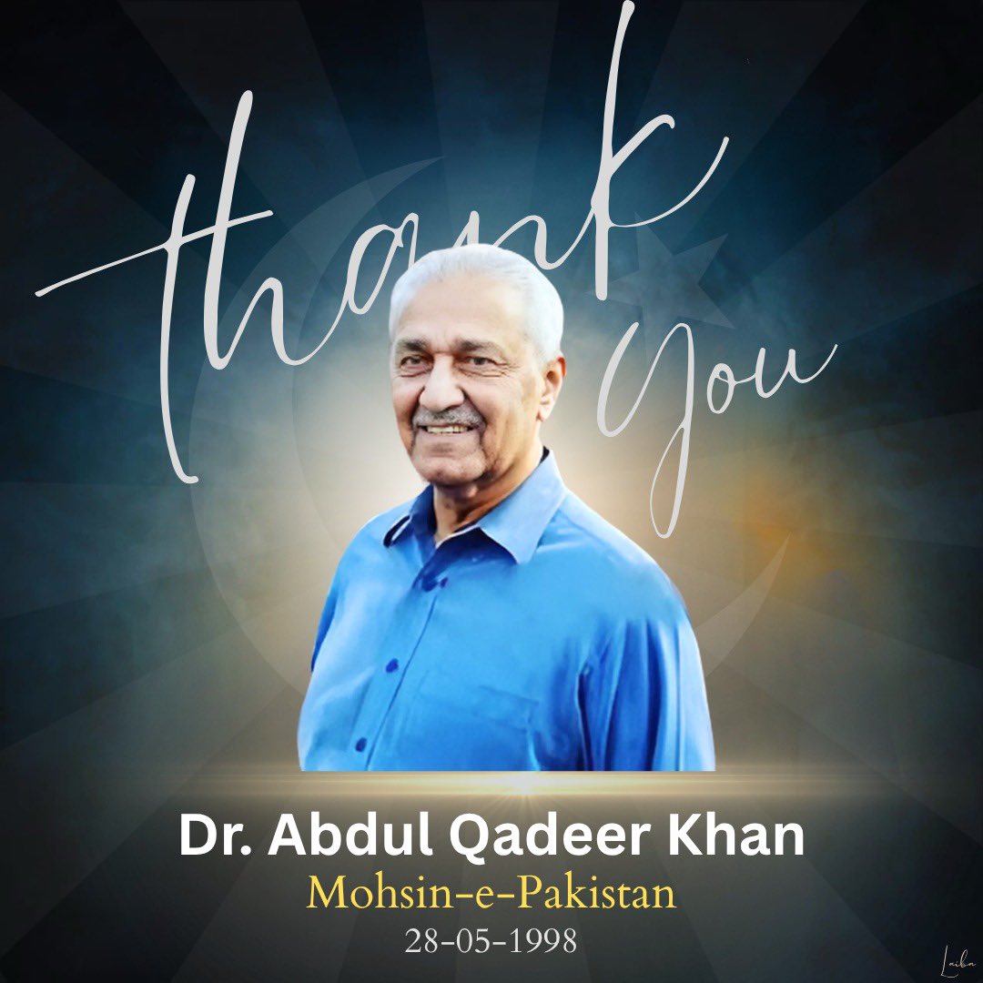 May 28, 1998, marks a golden chapter in Pakistan’s history : the day we proved to the world that we are a sovereign, dignified, and undefeatable nation!

The echo of Takbeer from the mountains of Chaghi sent a clear message: Pakistan’s defense is now unchallengeable.

At the