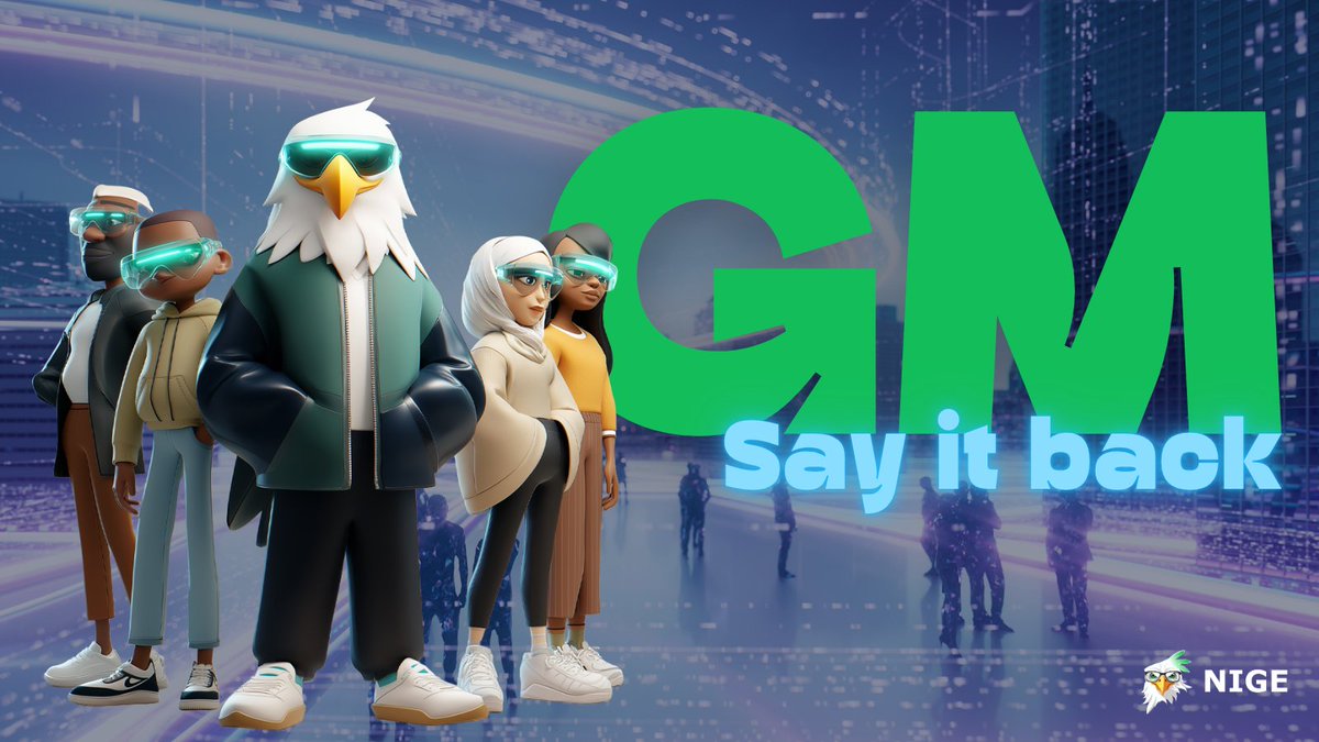 GM Nigents! ☀️🦅
New day, new energy. Keep building, keep learning, and remember, every small step counts. Let’s make today a win. 💚🚀 #PayMayMode #Nige #NigeEarn
