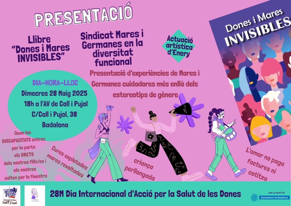 Dolors Sabater Puig (@mariadolorsa) on Twitter photo Avui dia internacional d'acció per a la salut de les dones, a #Badalona el <a href="/SindicatMares/">Sindicat de Mares en la Diversitat Funcional</a> proposa parlar de dones i mares invisibles sostenint cura de criances perllongades i complexes. Les repercussions de salut no es tenen prou en compte. No hi faltis! A <a href="/AVColliPujol/">A.V. Coll i Pujol</a> Avui dia internacional d'acció per a la salut de les dones, a #Badalona el <a href="/SindicatMares/">Sindicat de Mares en la Diversitat Funcional</a> proposa parlar de dones i mares invisibles sostenint cura de criances perllongades i complexes. Les repercussions de salut no es tenen prou en compte. No hi faltis! A <a href="/AVColliPujol/">A.V. Coll i Pujol</a>