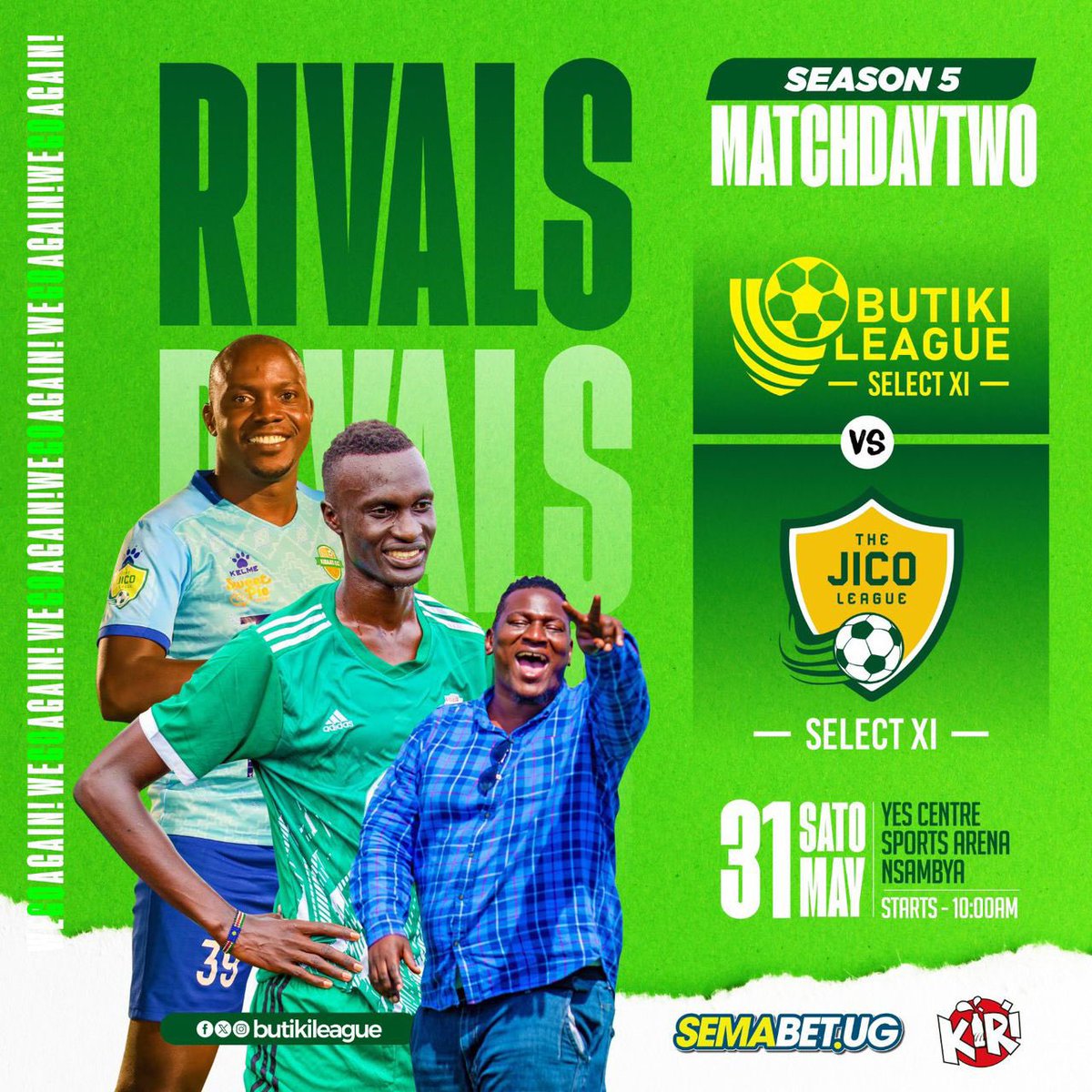 KiiraCollegeOldBoysAssociation (@kicoba1959) on Twitter photo Match Day 2 of the <a href="/Butiki_League/">Butiki League</a> is going to be one full of vibes.
1. Watch Party π―
2.<a href="/JicoLeague/">JICO LEAGUE</a> π―
3.Fun , Friendship and catching up π―
Welcome to #BLSV Match Day 2 of the <a href="/Butiki_League/">Butiki League</a> is going to be one full of vibes.
1. Watch Party π―
2.<a href="/JicoLeague/">JICO LEAGUE</a> π―
3.Fun , Friendship and catching up π―
Welcome to #BLSV